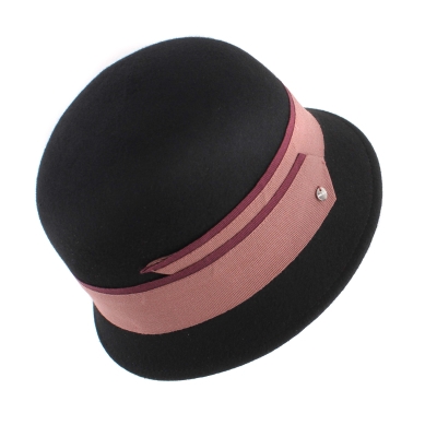 Дамска филцова шапка HatYou CF0296, Черен