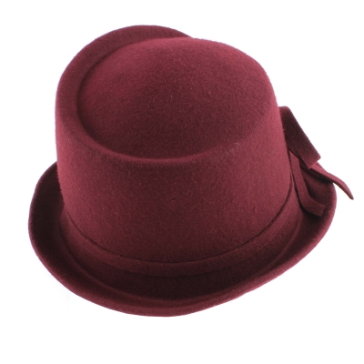Дамска филцова шапка Fratelli Talli FT4913, Бордо
