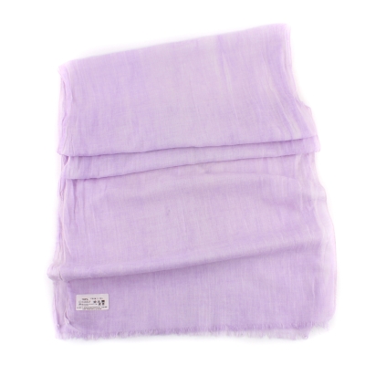 Ladies' cotton scarf Pulcra Salsa, 42x180 cm, Light purple