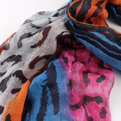 Дамски памучен шал HatYou SE0387, Многоцветен