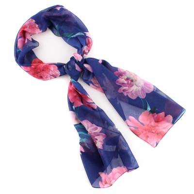 Ladies' scarf HatYou SI0763-103, Blue