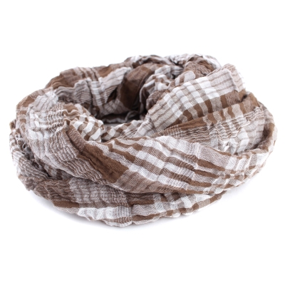 Summer scarf Pulcra Venere, 80x185 cm, Brown