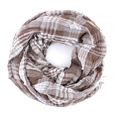 Summer scarf Pulcra Venere, 80x185 cm, Brown