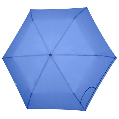 Mini umbrela de dama manuala Perletti Time 26295, Albastru-violet