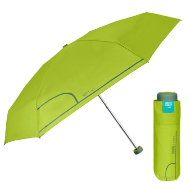Дамски неавтоматичен мини чадър Perletti Time 26295, Зелен