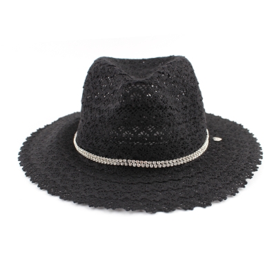 Дамска памучна шапка HatYou CEP0775, Черен