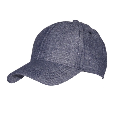 Бейзболна ленено-памучна шапка HatYou CTM1306, Тъмносин