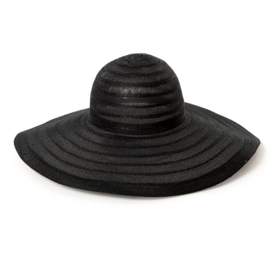 Pălărie pentru femei cu o margine largă CTM1527, Negru