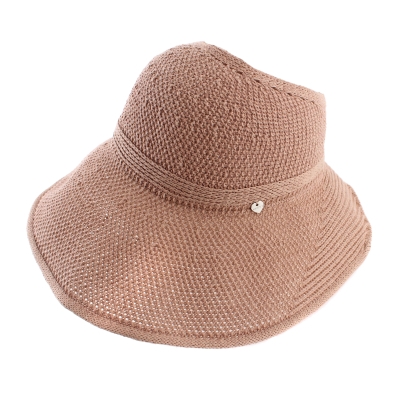 Lady's summer visor HatYou CEP0705, Cocoa