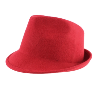 Ladies' felt hat HatYou CF0026, Red