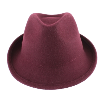 Ladies' felt hat HatYou CF0026, Bordeaux