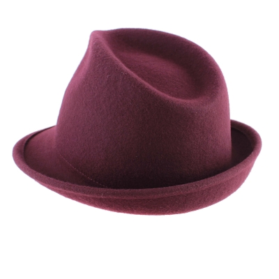 Ladies' felt hat HatYou CF0026, Bordeaux