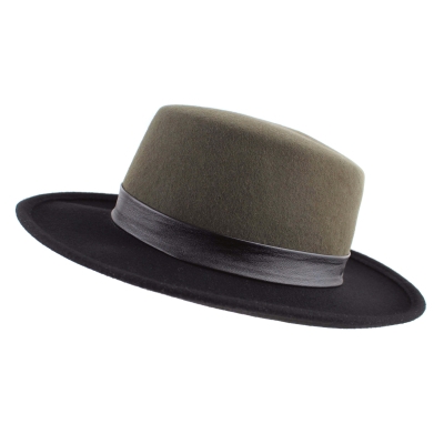 Pălărie bărbătească Fedora HatYou CF0045, Negru