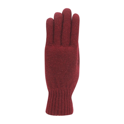 Дамски плетени ръкавици HatYou GL0012, Бордо