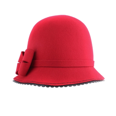 Ladies' felt hat HatYou CF0161, Red