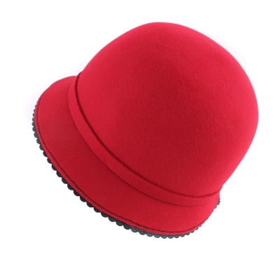 Ladies' felt hat HatYou CF0161, Red