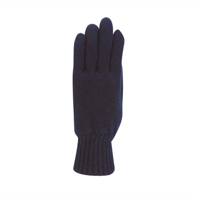Дамски плетени ръкавици HatYou GL0012, Тъмносин