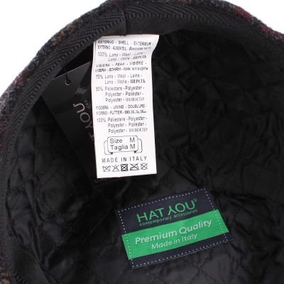 Men's wool cap HatYou CP3466, Dark Grey