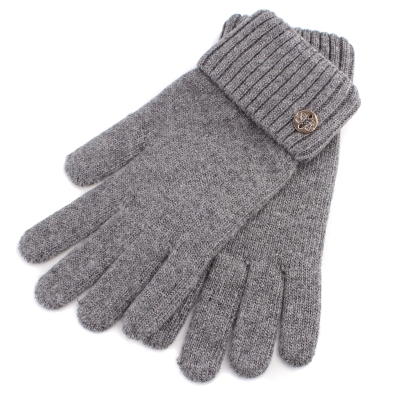 Дамски плетени ръкавици с лурекс Granadilla JG5259, Сив