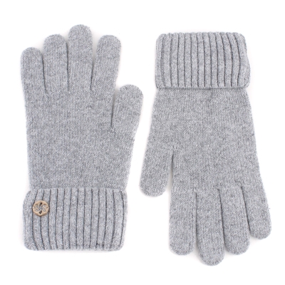 Дамски плетени ръкавици с лурекс Granadilla JG5259, Светлосив