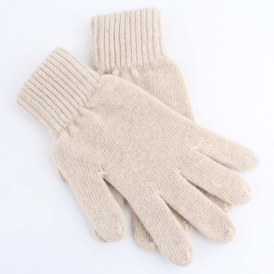 Ladies' Knitted Gloves HatYou GL0012, Light beige
