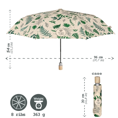 Ladies' automatic umbrella Perletti Green 19112