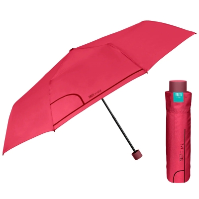Дамски неавтоматичен чадър Perletti Time 26292, Червен