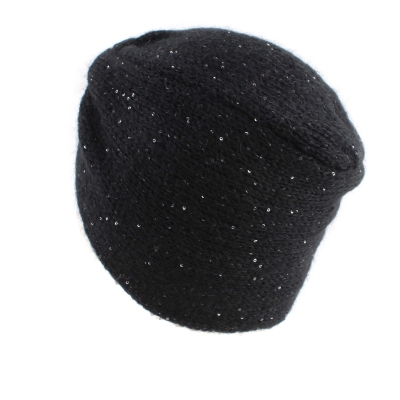Плетена шапка тип тюрбан HatYou CP2950, Черен