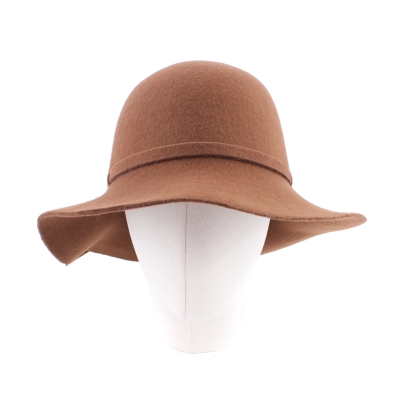 Ladies' felt hat HatYou CF0259, Caramel