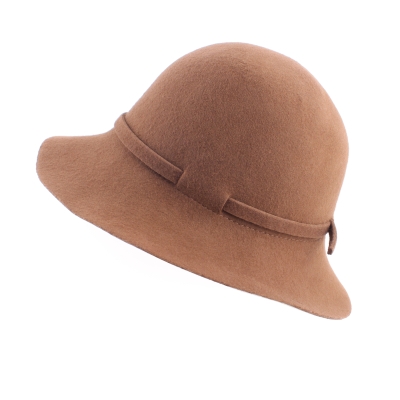 Ladies' felt hat HatYou CF0259, Caramel