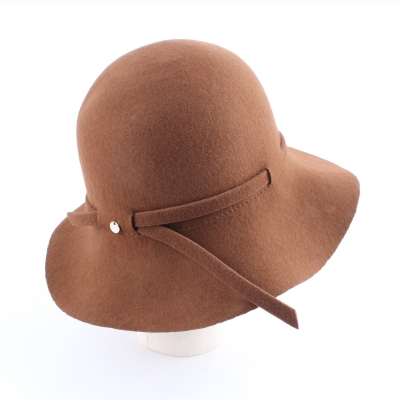 Ladies' felt hat HatYou CF0259, Caramel