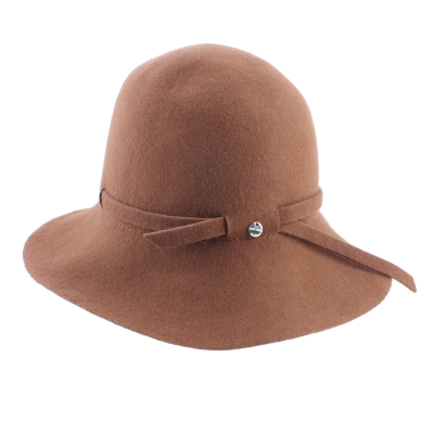 Ladies' felt hat HatYou CF0259, Caramel