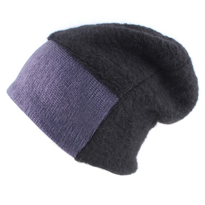 Ladies' Knitted Hat HatYou CP2768, Black/Purple