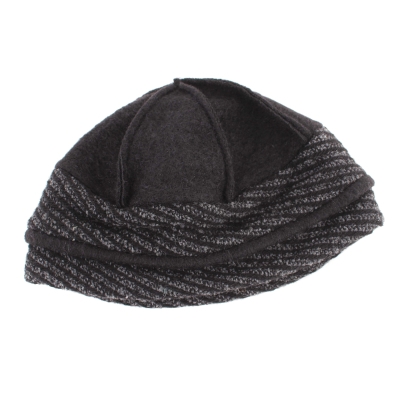 Дамска зимна шапка HatYou CP3550, Черен/Сив