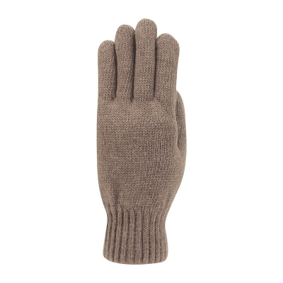 Мъжки плетени ръкавици с кашмир HatYou GL0443, Кафяво-сив