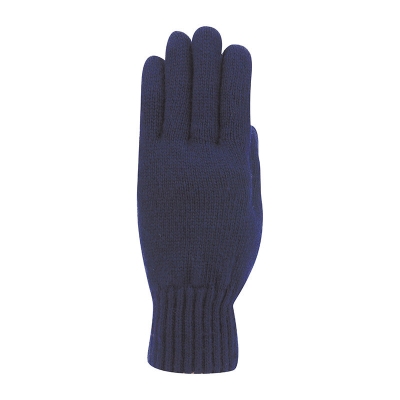 Men's knit gloves with cashmere HatYou GL0443, Navy