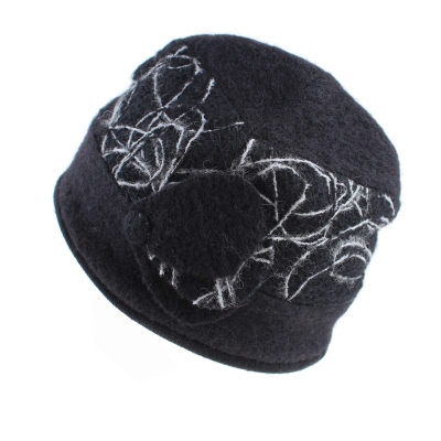 Дамска зимна шапка HatYou CP3516, Черен