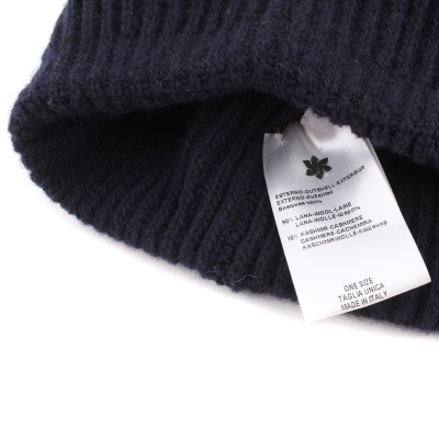Granadilla JG5190&5191&5192 Men's Wool & Cashmere Scarf, Hat & Gloves Set, Navy Blue