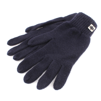 Granadilla JG5190&5191&5192 Men's Wool & Cashmere Scarf, Hat & Gloves Set, Navy Blue