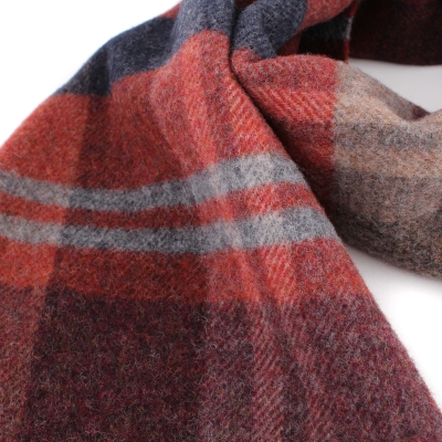 Wool scarf Ma.Al.Bi. MAB844 902/4, 30x180 cm, Bordeaux