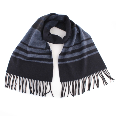 Wool scarf Ma.Al.Bi. MAB844 903/2, 30x180 cm, Dark blue