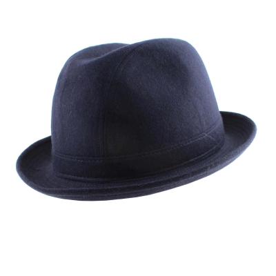 Men's Winter Fedora Hat HatYou CP0760A, Dark Blue