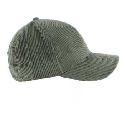 Мъжка бейзболна шапка от памучно кадифе HatYou CP2995, Маслина
