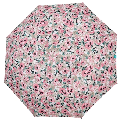 Дамски неавтоматичен чадър Perletti Time 26304, Розови цветя