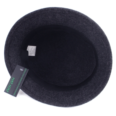 Дамска филцова шапка HatYou CF0296, Тъмносин меланж