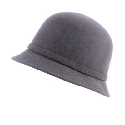 Pălărie de fetru pentru femei Fratelli Talli FT4440, Gri închis