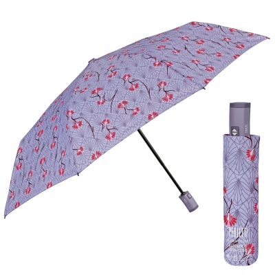 Umbrela automată Open-Close pentru femei Perletti Technology 21776, Violet
