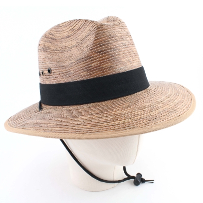 Мъжка лятна шапка тип федора Fratelli Mazzanti FM 7634, Натурален