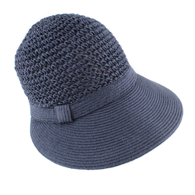 Summer hat with visor Fratelli Mazzanti FM 6563, Dark blue