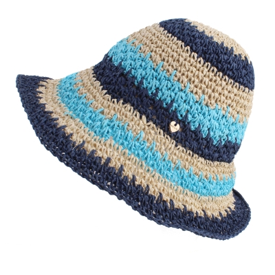 Summer Set  Hat and Beach Bag HatYou BP0300&CEP0822, Blue